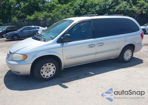2001 Chrysler Town & Country Lx z USA, uszkodzony, nr VIN 2C4GP44G91R163410
